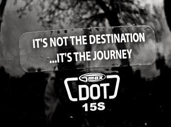 it's not the destination, it's the journey